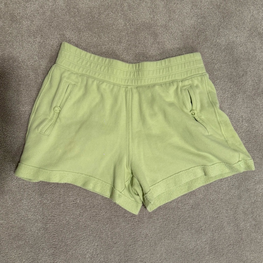 Aerie Lime Green Sweat Shorts